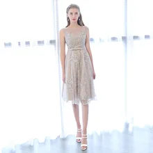 Платье с глубоким вырезом, без рукавов, из тюля, трапециевидной формы, платье для выпускного вечера, иллюзия, молния сзади, с поясом