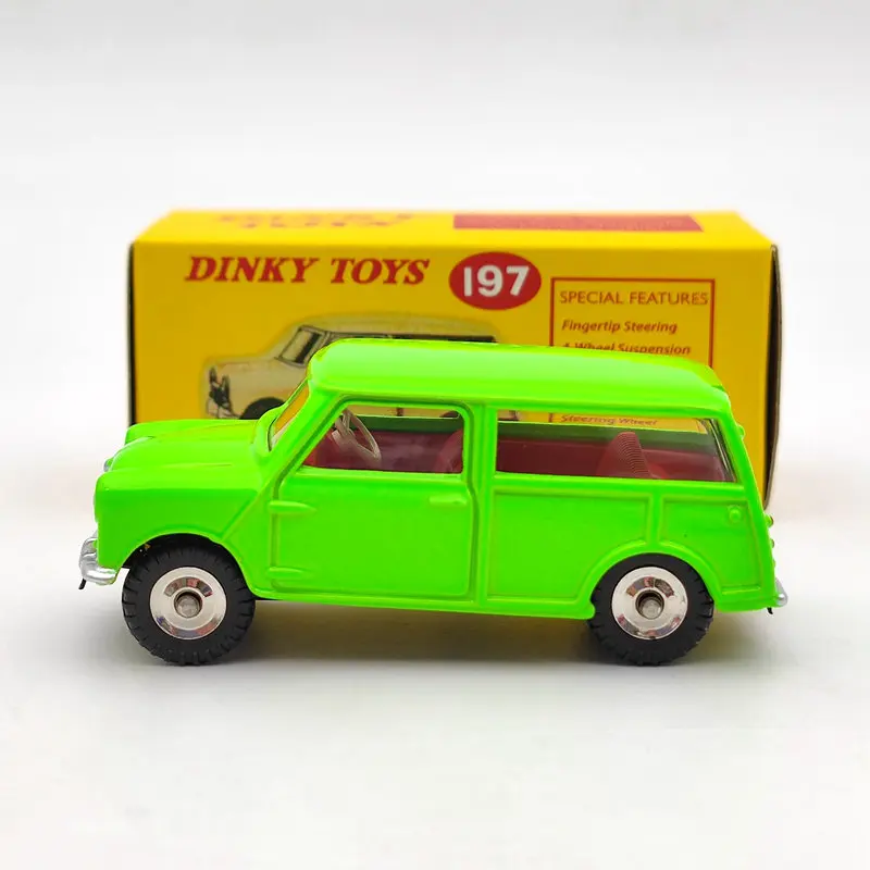 1:43 Atlas Dinky Toys 197 For Morris Mini Traveller Green Diecast Models Collection Auto Gift |