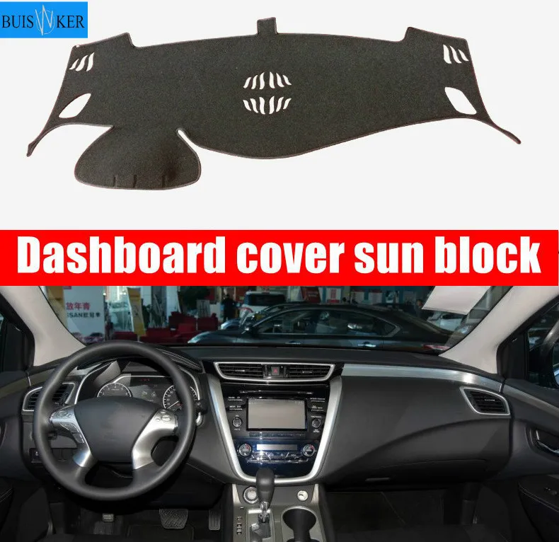 

Car Inner Auto Dashboard Cover Dashmat Pad Carpet Sun Shade Dash Board Cover Fit For Nissan Murano 2015 2016 2017