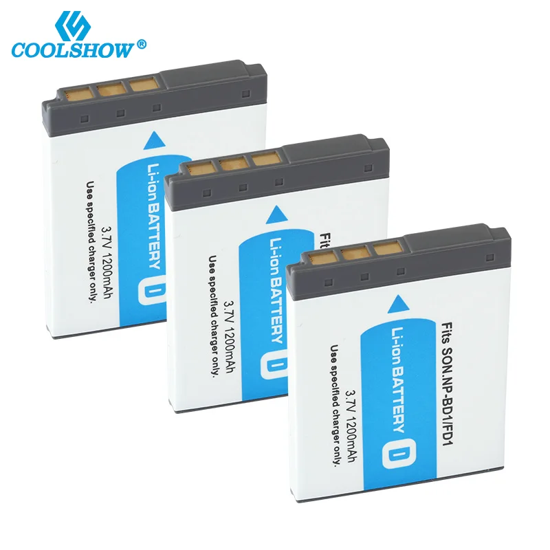 Np Bd1 Fd1 Npfd1 Npbd1 Batteria Per Sony Dsc T300 Tx1 T900 T700 T500 T200 T77 T900 T90 Np-Fd1 Np-Bd1 1200Mah Batterie Della Macchina Fotografica