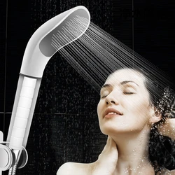 Bathroom Accessory High Pressure Shower Head Home Bathroom Shower Room Booster Rainfall Shower Filter Spray Nozzle Saving Water