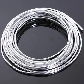 

1x 6M Chrome Moulding Trim Strip Car Door Edge Scratch Guard Protector Cover!.