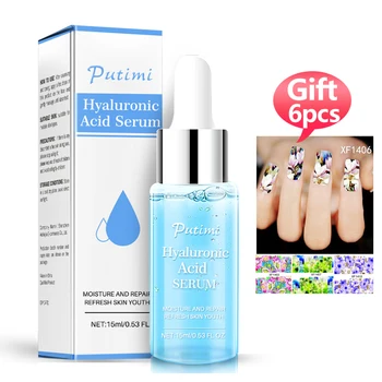 

PUTIMI Face Serum Hyaluronic Acid Moisturizing Essence Serum Face Cream Acne Treatment Anti-aging Nourishing Skin Repair Care