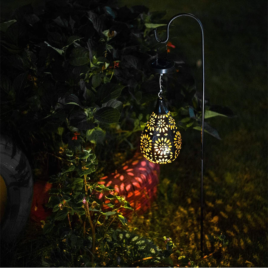 Solar Sun Drop Outdoor Lantern