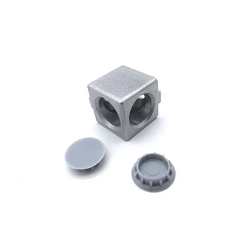 

4PCS 2020 3030 4040 4545 Aluminum Cube Corner Connector Fastener Match Use Aluminum Profile