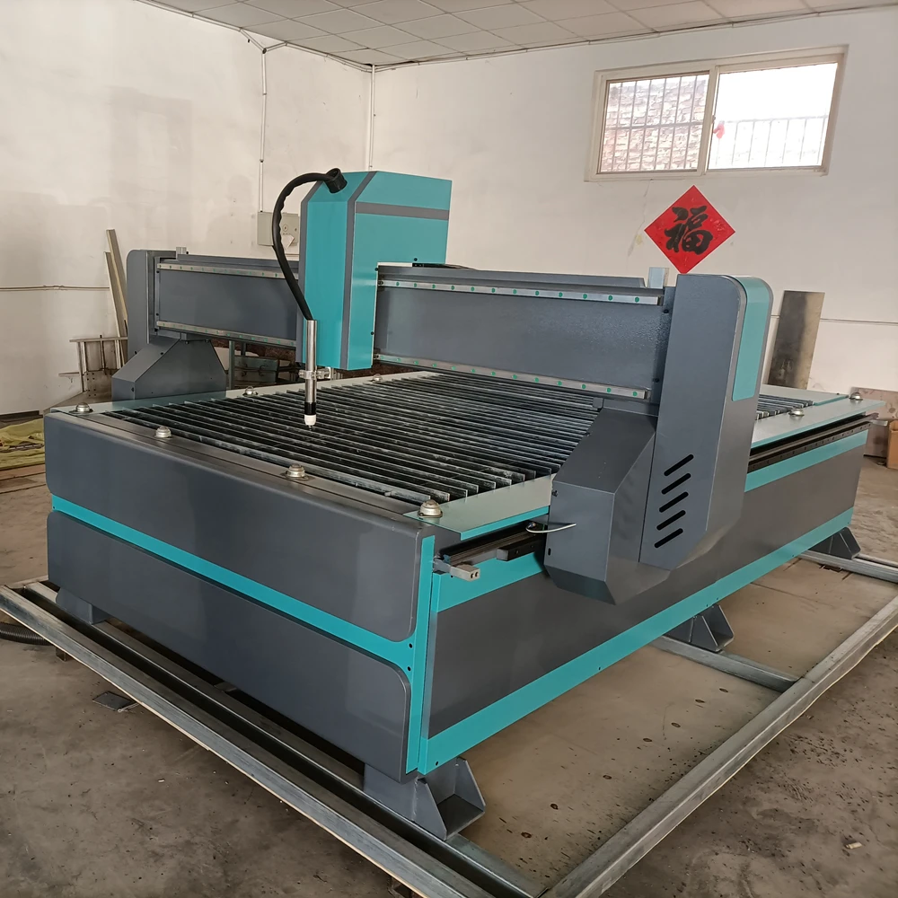 Newly Designed 1300*2500mm Plasma Cutter With Flame Head/cnc Plasma