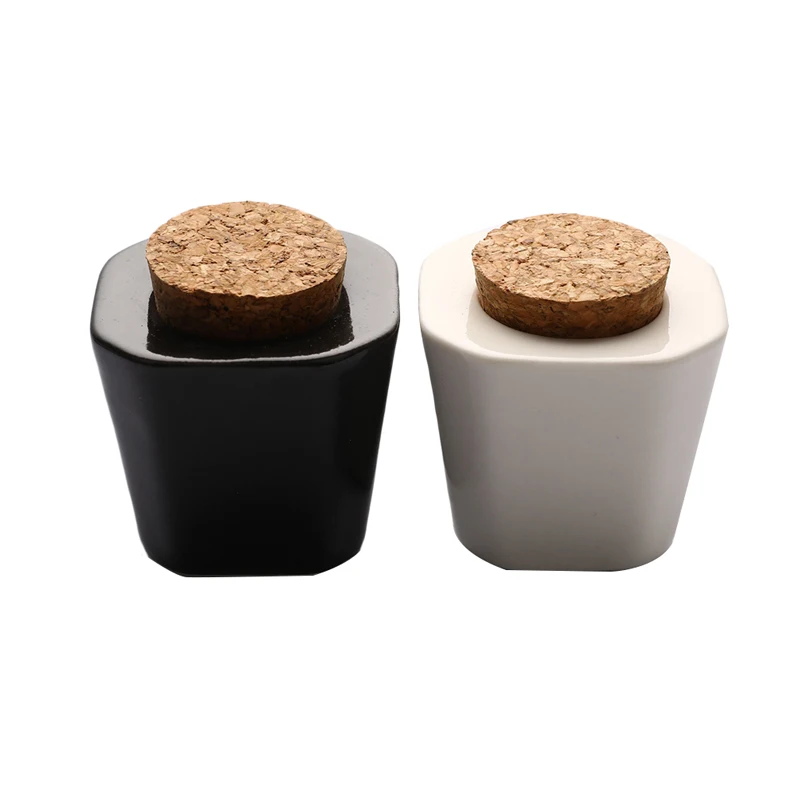 New Porcelain Material Nail Art Acrylic Glass Dappen Dish Liquid Powder Container White/black Color