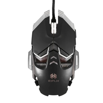 

HOT-Eipln E73D Wired USB Gaming Mechanical Mouse Desktop Notebook USB Illuminated Computer Mouse
