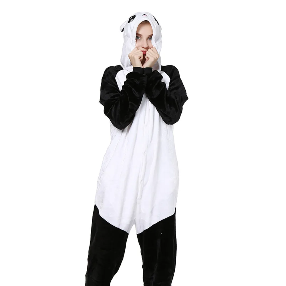 Кигуруми Onesie для взрослых женщин животных пижамы костюм фланелевые теплые пижамы цельный зимний комбинезон косплей Рождество Sika олень