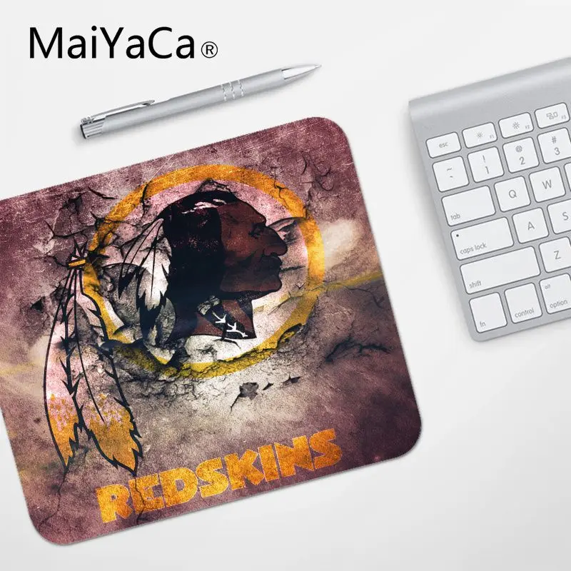 No Lock Edge25x29cm MaiYaCa игровой коврик для мыши Вашингтон Редскинз по индивидуальному заказу Ноутбук игровой резиновый коврик для мыши PC компьютер игровой коврик для мыши - Цвет: No Lock Edge25x29cm