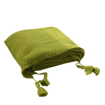 

Knitted Wool Blanket Cotton Wool Blanket Office Lunch Break Blanket Air Conditioning Blanket Photo Props