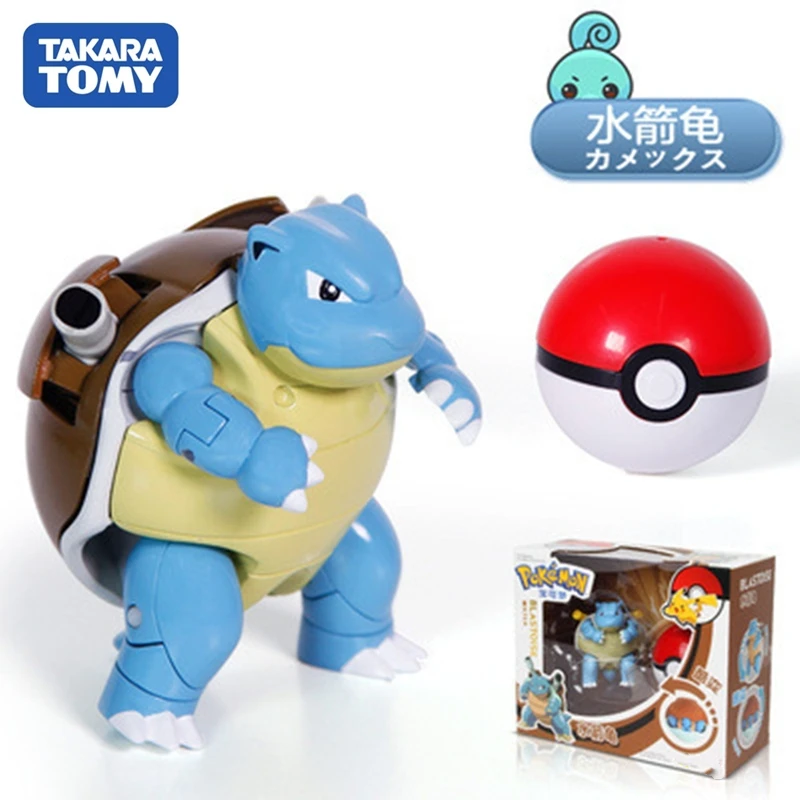 Takara Tomy Pokemon Deformable Figures Set - Pikachu, Charizard, Mewtwo, Blastoise, Venusaur, Gyarados Kids Toys image 5