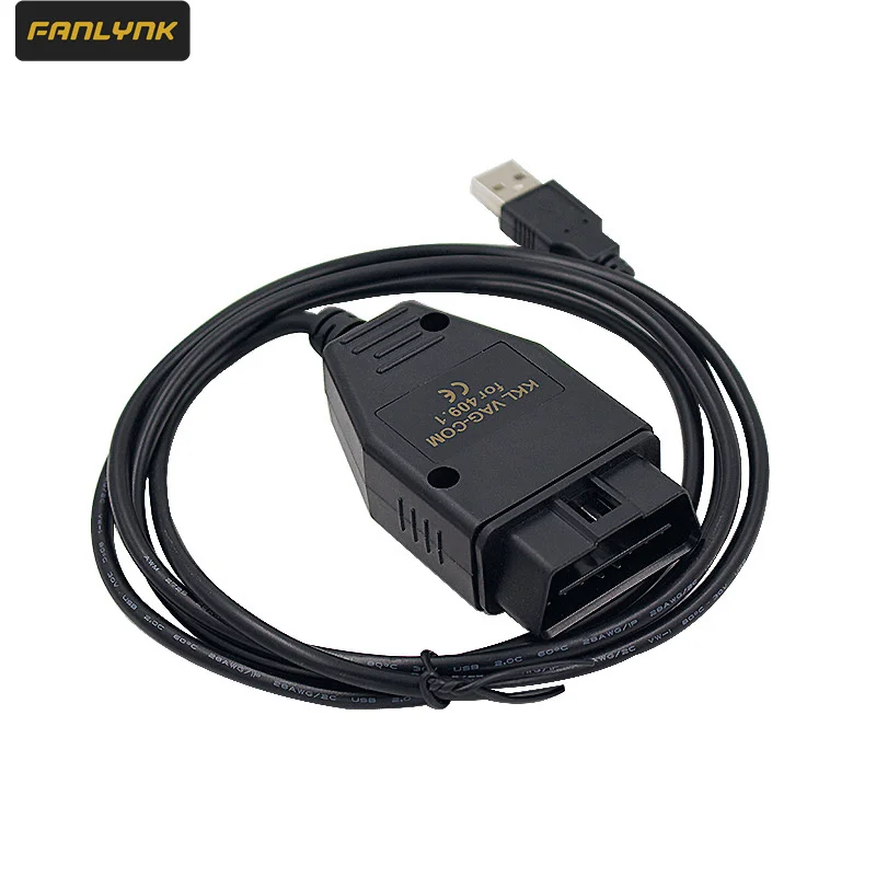 OBD2 USB VAG-COM 409.1 Vag Com KKL Adapter Connector Cable Scanner Interface For VW Audi Seat Volkswagen Skoda Diagnostic Tool best car battery tester