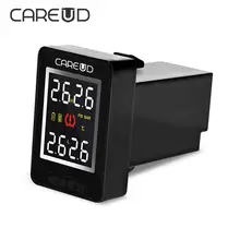 ForHonda CAREUD U912 автомобильный беспроводной TPMS система контроля давления в шинах встроенный датчик ЖК-дисплей Встроенный монитор