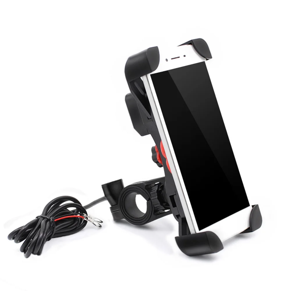 Dual USB Port 12V Waterproof Motocross Motorcycle Handlebar Charger 5V 2A Adapter Power Supply USB Socket ATV for Phone Mobile