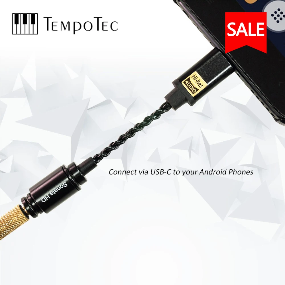 TempoTec Sonata HD TYPE C до 3 5 мм усилитель для наушников адаптер ЦАП телефонов ПК Android
