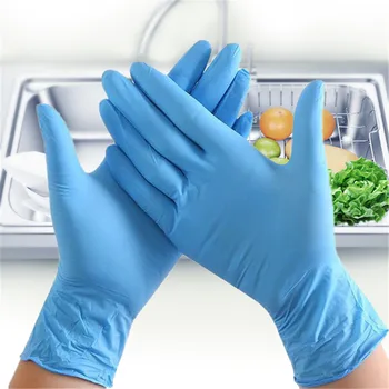 

100pcs/lot Disposable Gloves Food Grade Waterproof Latex Gloves Work Dishwashing Universal Rubber Safety Gloves Durable