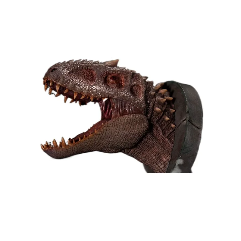 New Nanmu Indominus Rex Dinosaur Dragon Head Busts Statue With Magnet Classic Toy | Игрушки и хобби