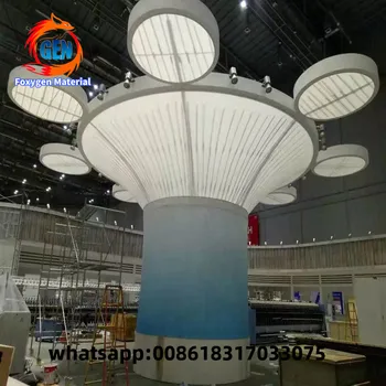 

Pool Sheet Roofing Stretch Ceiling Film 3D printing blue sky red leaves Roof Design PVC Membrane Foil