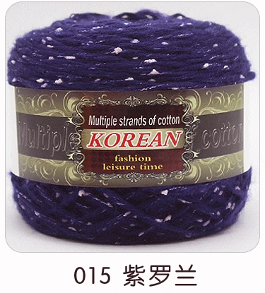 NO.15 12s/10 200g/pc 5pcs/lot mohair cotton blended yarn for hand crochet DIY knitting - Цвет: NO.15