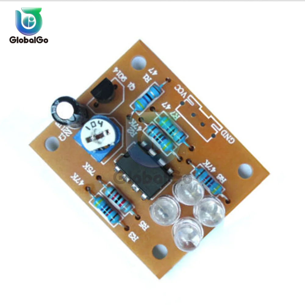 LM358 LED Breathing Light Kit Electronic Production Suite Electronic Kits DIY Parts Breath Light DIY Kit PCB laboratory