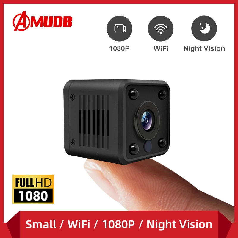

AMUDB 1080P Mini wifi camera Ip Camera Micro Security Camera Wireless Monitor Surveillance Camera 1080p CCTV Night Vision