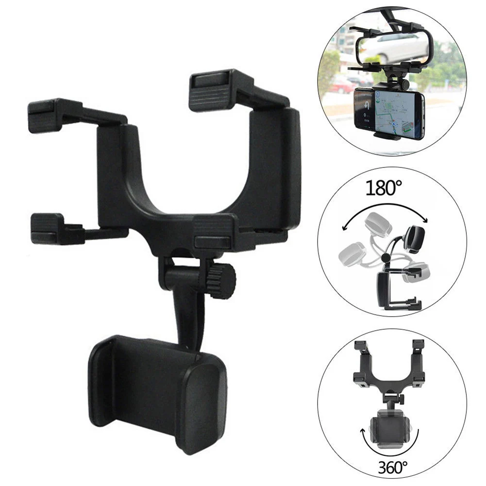  Halterung Rückspiegel Für Handy Clip Zubehör Universal GPS Montieren Auto Stehen Halter