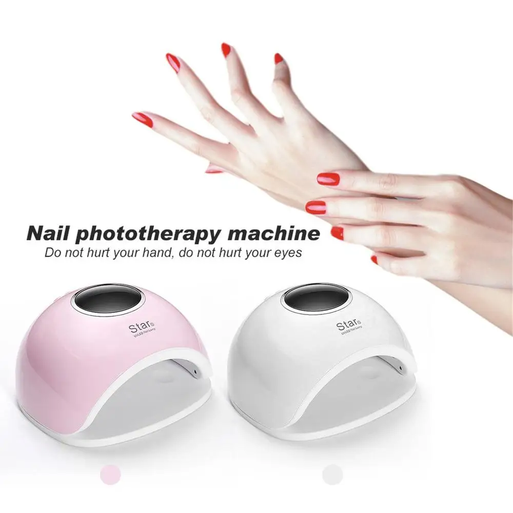 

Star 5 72W UV Lamp Nail Dryer Pro UV LED Gel Nail Dryer For All Type Gels Polish With Bottom 10s/30s/60s/90sTimer LCD Ice Lamp F