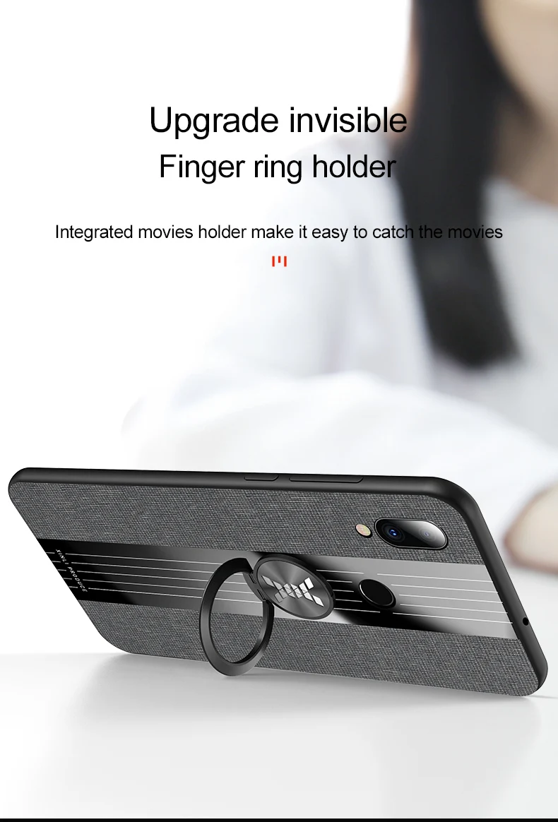 Для meizu Note 9 8 чехол Роскошная жесткая ткань с кольцом магнитный штатив тонкая защитная задняя крышка для meizu m9 note note9 note 8