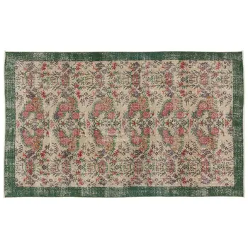 

Handmade Natural Vintage Turkish Area Rug 154x253 Cm-5'1''X8'4''