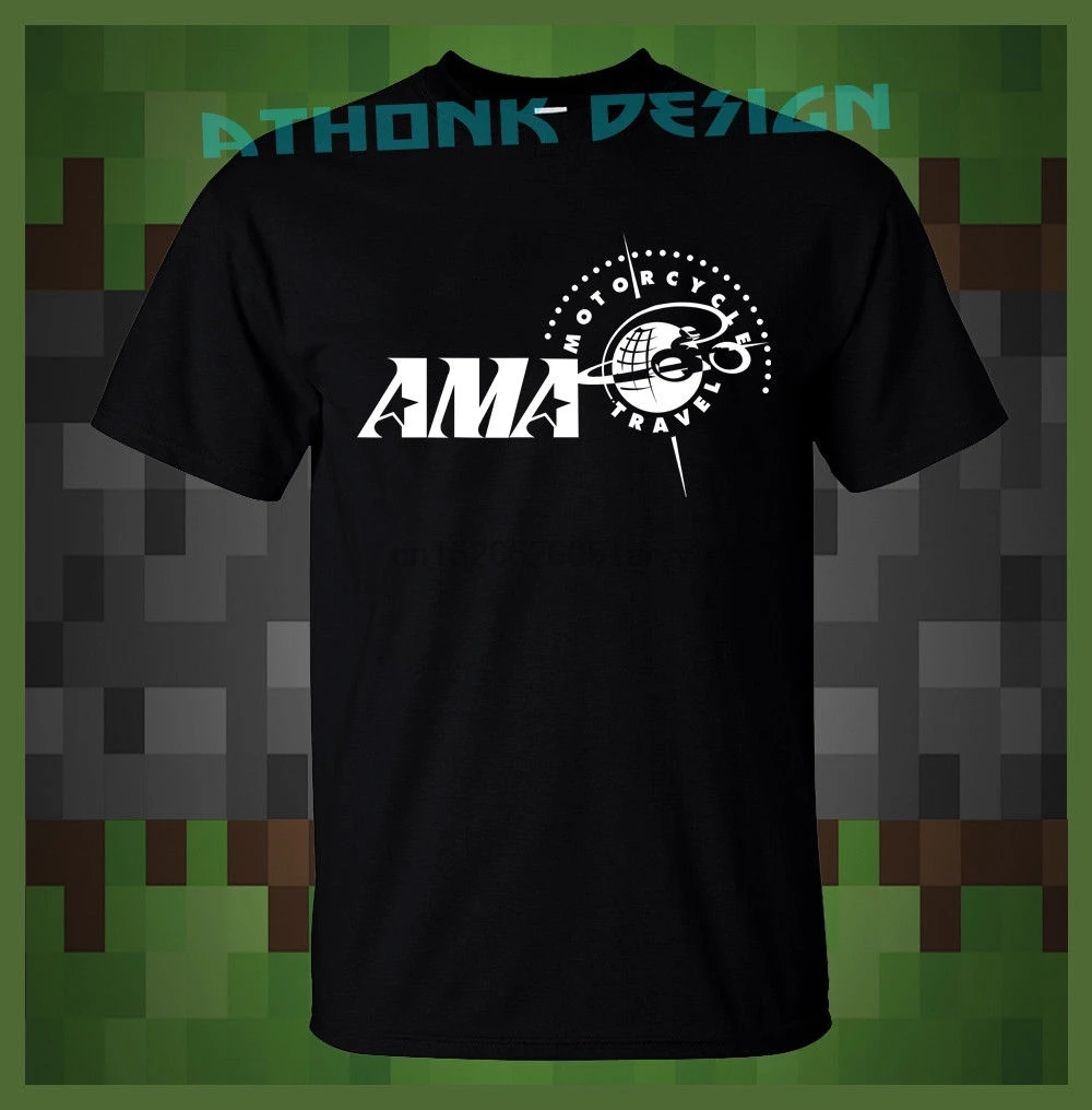 

2019 Hot Sale AMA MOTORCYCLE TRAVEL T-SHIRT AMA MOTOCROSS MOTORCYCLE TEE SHIRT 100% cotton Tee shirt