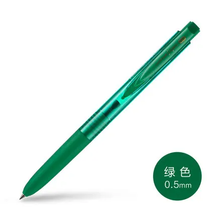 12 шт./лот Mitsubishi Uni ballSigno RT1 UMN-155 0,5 мм 10 цветов гелевая ручка/0,38 мм Черная гелевая ручка для письма - Цвет: green