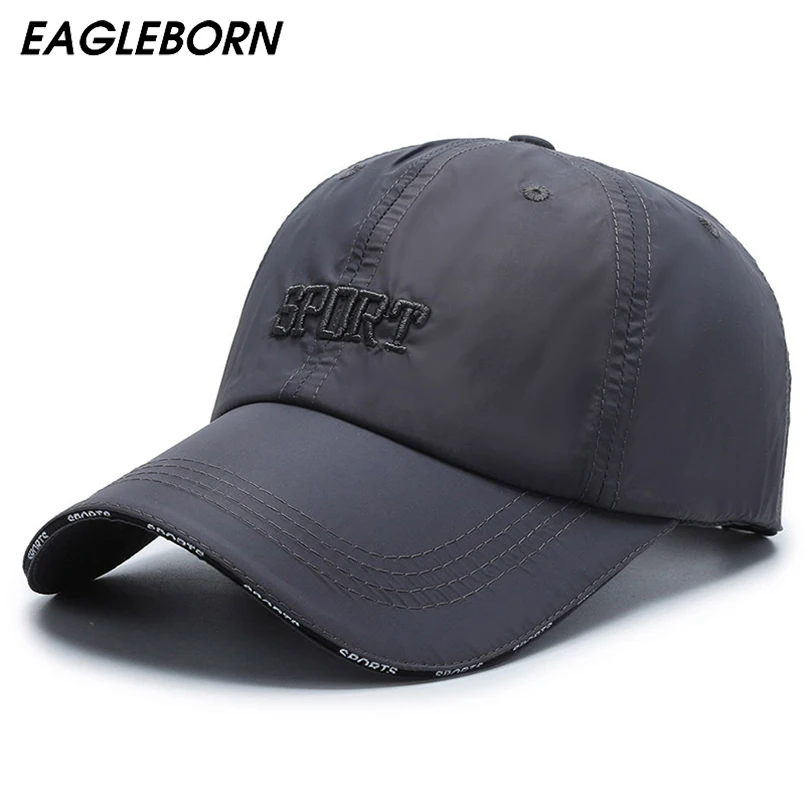 

EAGLEBORN Sports Cap Summer Sun Hat Woman Baseball Cap Casual Light Men Baseball Cap Embroidery High Quality Sun Caps Beach Hat