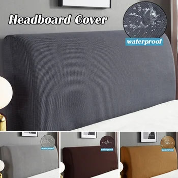 

Solid Color Bedside Cover Elastic and Meticulous Edging Bedside Backrest Protection Dust Cover Sofa Cover Bedroom Bed Spreads