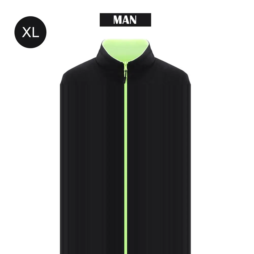 XL Mens Women Heated Jackets Outdoor Both Sides Wear Heating Vest Thick Carbon Fiber Winter Outdoor Super Warm Washable Vest - Цвет: XL