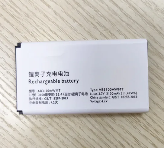 

High Quality 3100mAh AB3100AWMT AB3100AWMC battery for Philips Xenium E560 CTE560 E181 E180 CTE181 CTE180 CTE180BK martphone