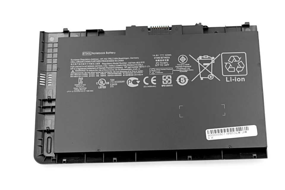 Golooloo 14,8 v/3400 mAh Аккумулятор для ноутбука hp EliteBook Folio 9470/9470m серия Ultrabook HSTNN-DB3Z IB3Z I10C BT04 BT04XL BA06