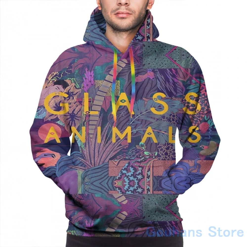 Mens Hoodies Sweatshirt For Women Funny Glass Animals(2) Print Casual  Hoodie Streatwear - Hoodies & Sweatshirts - AliExpress
