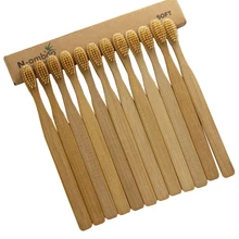 500 шт бамбуковая зубная щетка для взрослых es Мягкая зубная щетка экологическая зубная щетка мягкая щетина