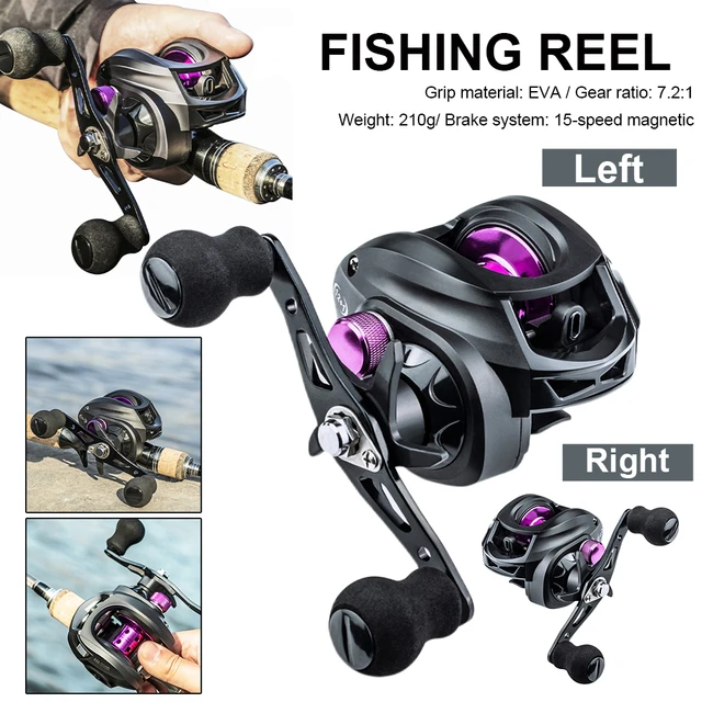 2021 New Baitcasting Reel AM2000 7.2:1 High Speed 8KG Max Drag 12+