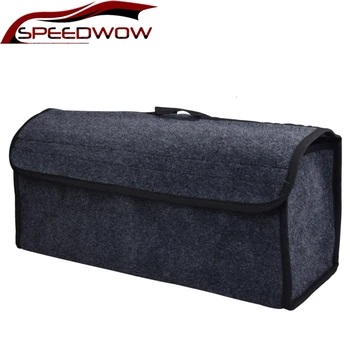 

SPEEDWOW Portable Foldable Multipurpose Car Soft Felt Storage Box Multi-use Tools Car organizer box Bags Box Vehicle Tool Box