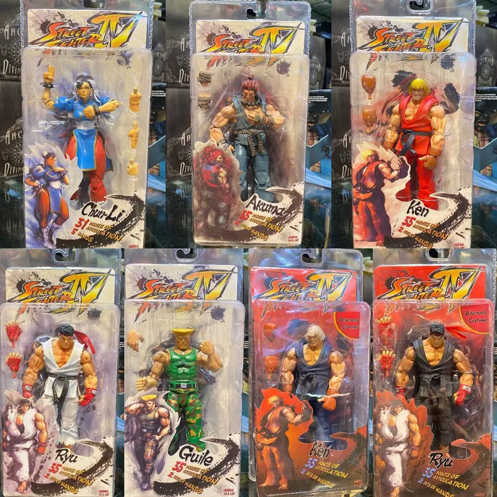 Фигурка NECA Ryu фигурка игровой персонаж кукла Кен Гиле игрушка акума Гуки хоши