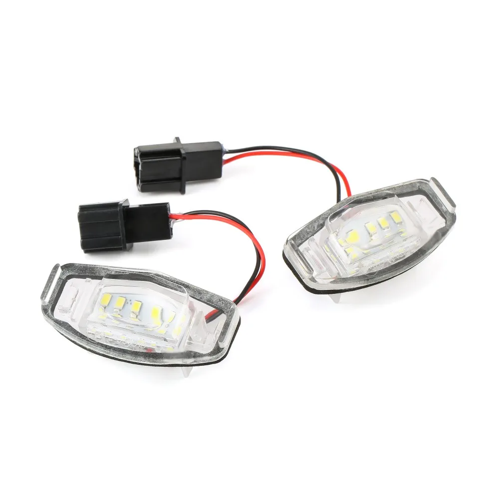 2шт 18 SMD СВЕТОДИОДНЫЙ номерной знак свет Ошибка бесплатно для Acura MDX RL TL TSX ILX