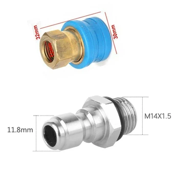 

1/4" Quick Connect Coupler Adapter-Car Clean .and quick connect with female m14 for pressure washer Water Gun