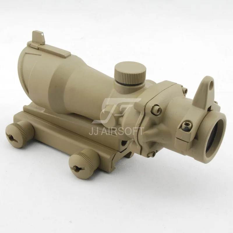 JJ Airsoft ACOG Style 4x32 Scope with Killflash / Kill Flash (Black/Tan) FREE SHIPPING(ePacket/HongKong Post Air Mail) JJ Airsoft ACOG Style 4x32 Scope with Killflash / Kill Flash (Black/Tan) FREE SHIPPING(ePacket/HongKong Post Air Mail)