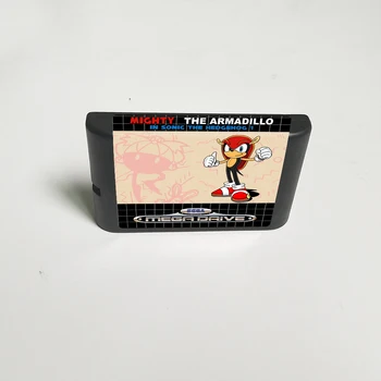 

Mighty The Armadillo - In Sonic The Hedgehog 1 - 16 Bit MD Game Card for Sega Megadrive Genesis Video Game Console Cartridge