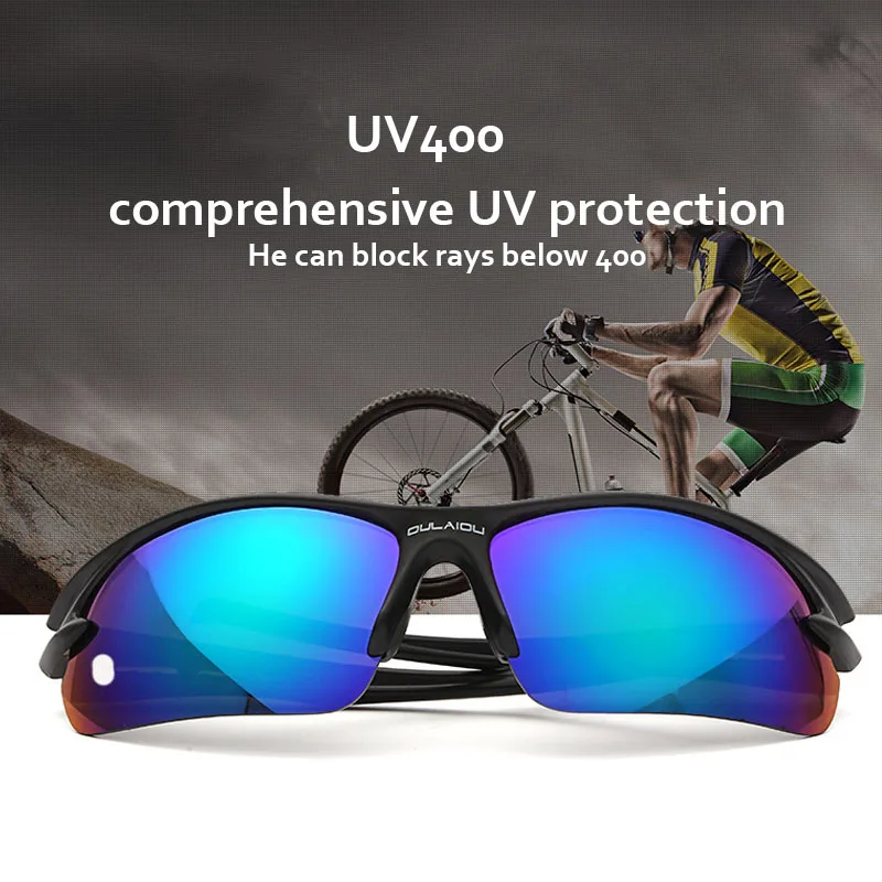 Велосипедные очки UV400, уличные спортивные велосипедные очки, поляриз, мужские и женские солнцезащитные очки ночного видения, летние, с защитой от ветра и вредителей