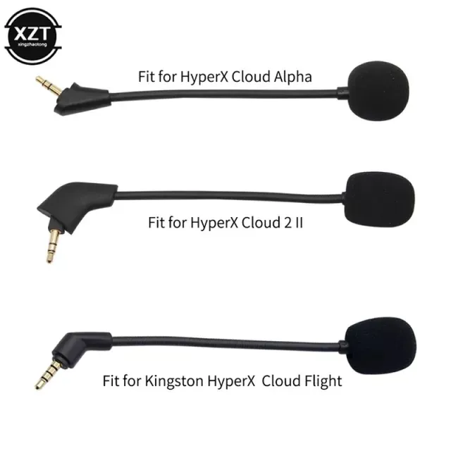 Headsets Microphone for Kingston HyperX Cloud Alpha S 2 II X Core Pro Cloud Flight Cloud9 Edition Gaming Headphones Mic Earpads