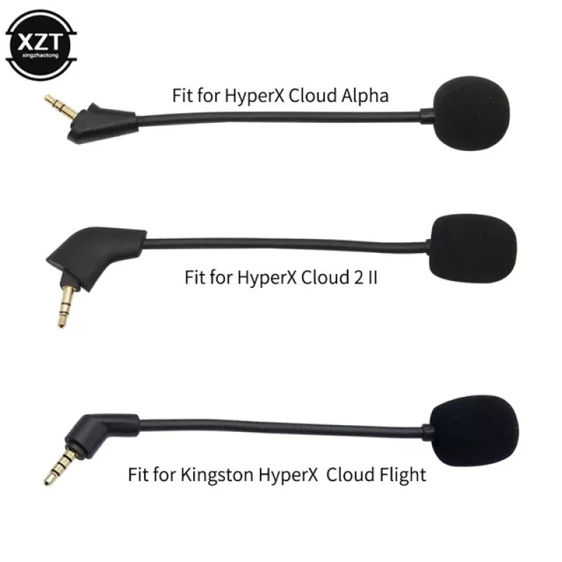 studio microphone Headsets Microphone for Kingston HyperX Cloud Alpha S 2 II X Core Pro Cloud Flight Cloud9 Edition Gaming Headphones Mic Earpads wireless mic