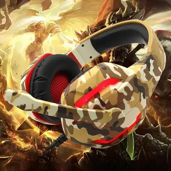 

Professional Noise Reduction LED Luminous Wired Stereo Gaming Headset Headphone